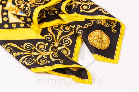 foulard versace con v|versace foulard scarf.